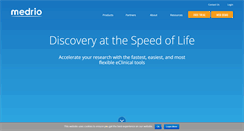 Desktop Screenshot of medrio.com